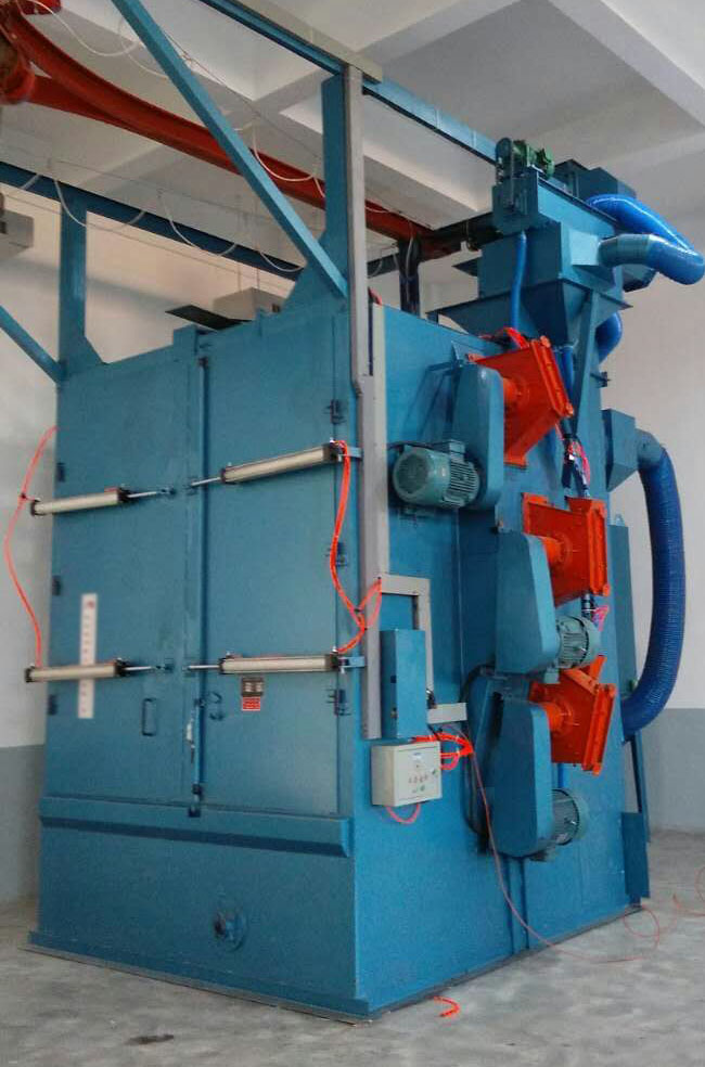 吊鉤式拋丸機整機圖