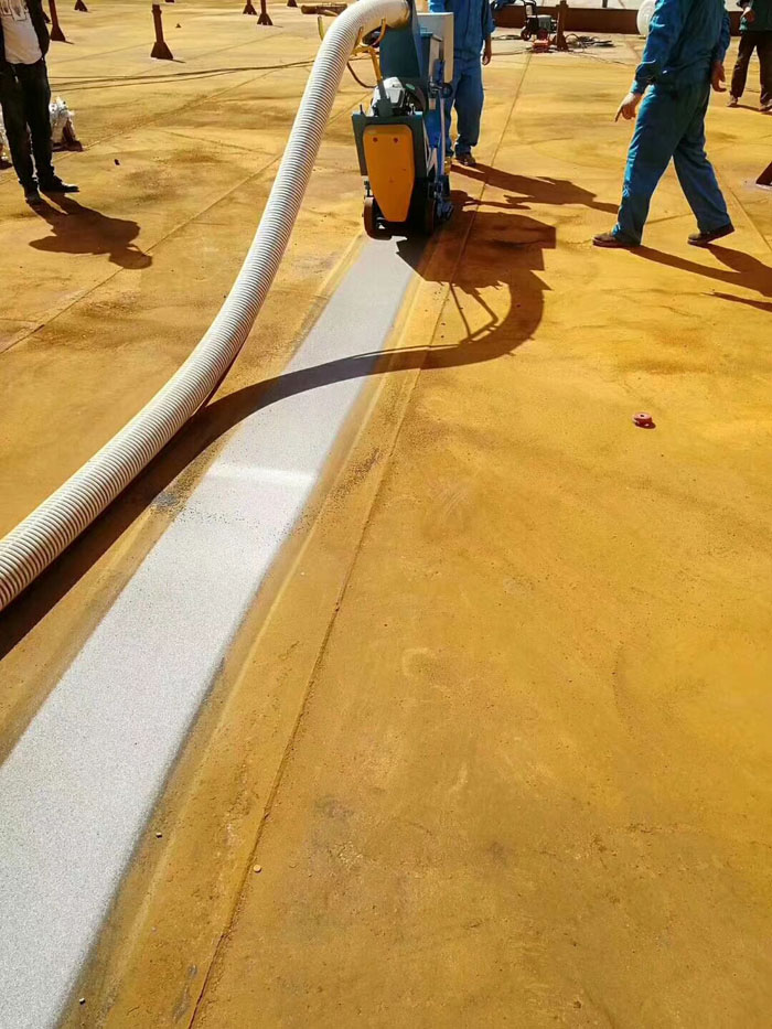 鋼橋面拋丸機